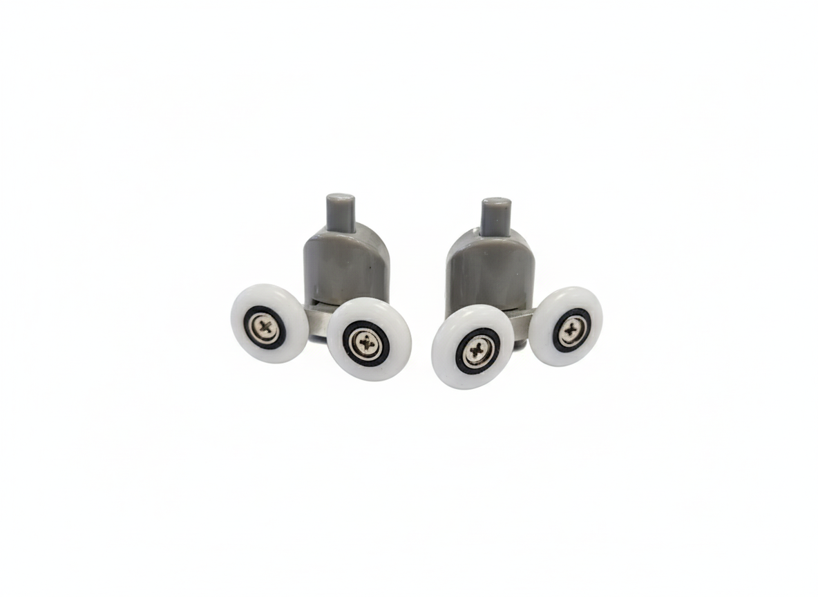 Dušikabiini alumised rullikud ühele uksele Alumine paarisratas