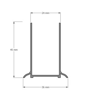 Dušiseina seinaprofiil