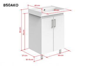 Bianco valamukapp ustega B50AKO mõõdupilt