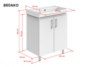 Bianco valamukapp ustega B60AKO mõõdupilt