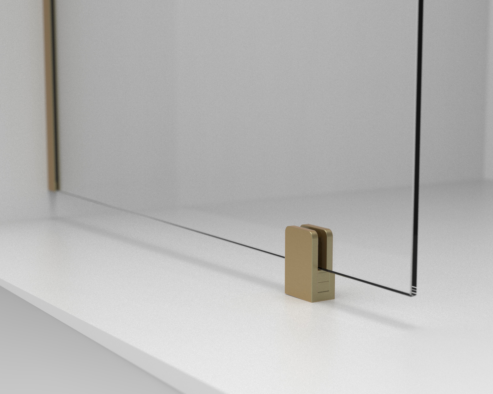 Kiinteä suihkuseinä – metalliosat HARJATTUA MESSINKIÄ, HUURRELASI, leveys 80-100 cm, KL16-KL18 Kiinteä suihkuseinä – metalliosat HARJATTUA MESSINKIÄ, HUURRELASI, leveys 80-100 cm, KL16-KL18 - Image 4